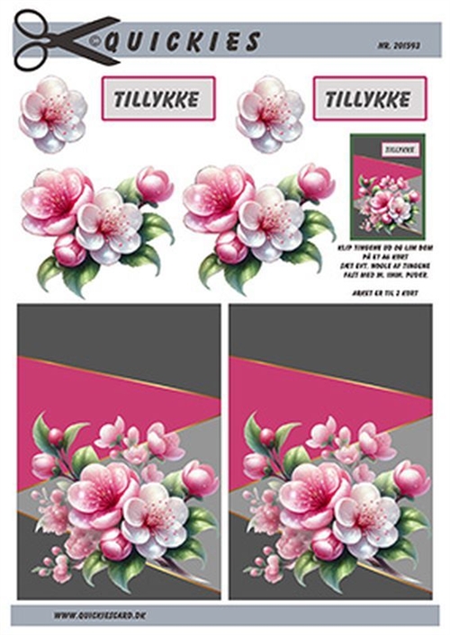 3D Æbleblomster